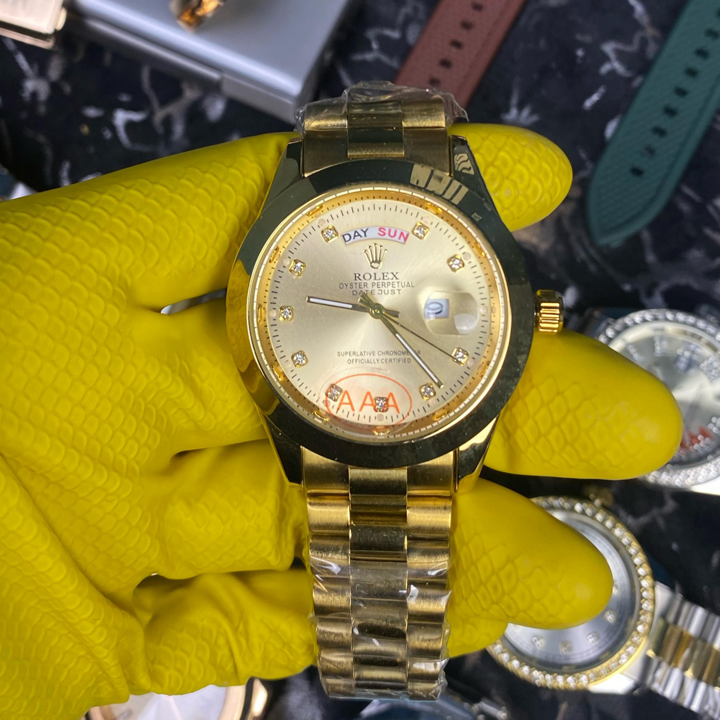 Rolex Day & Time ( Golden Dial )